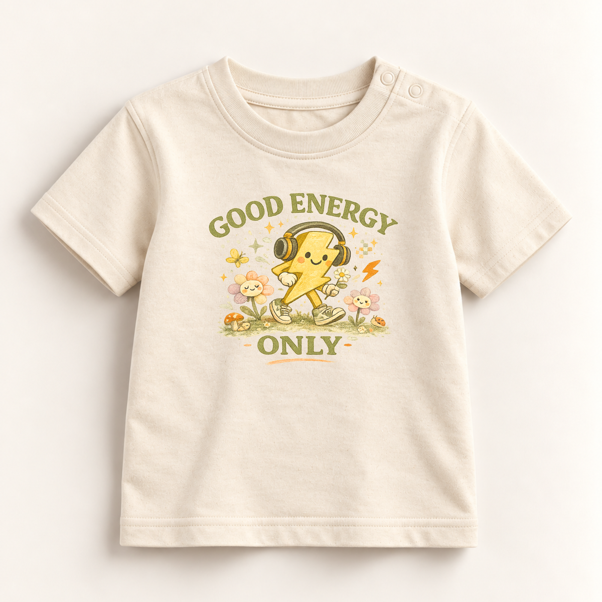 Good Energy Only — Organic Cotton Toddler Tee