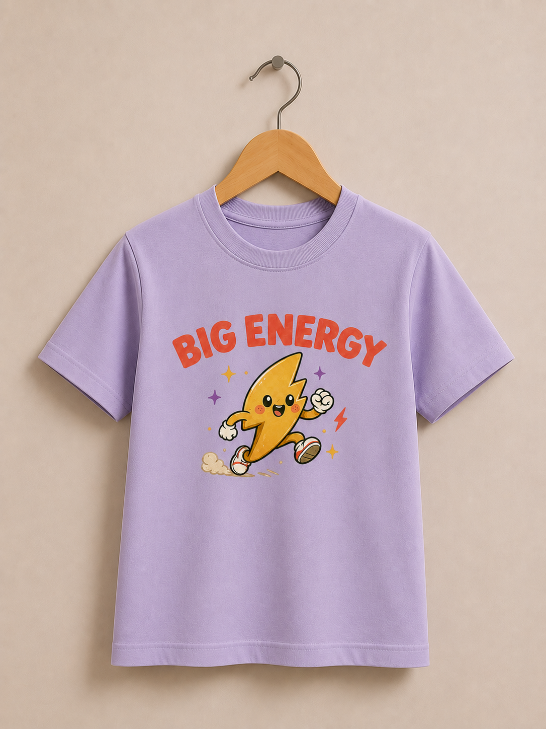Big Energy lightening bolt tee