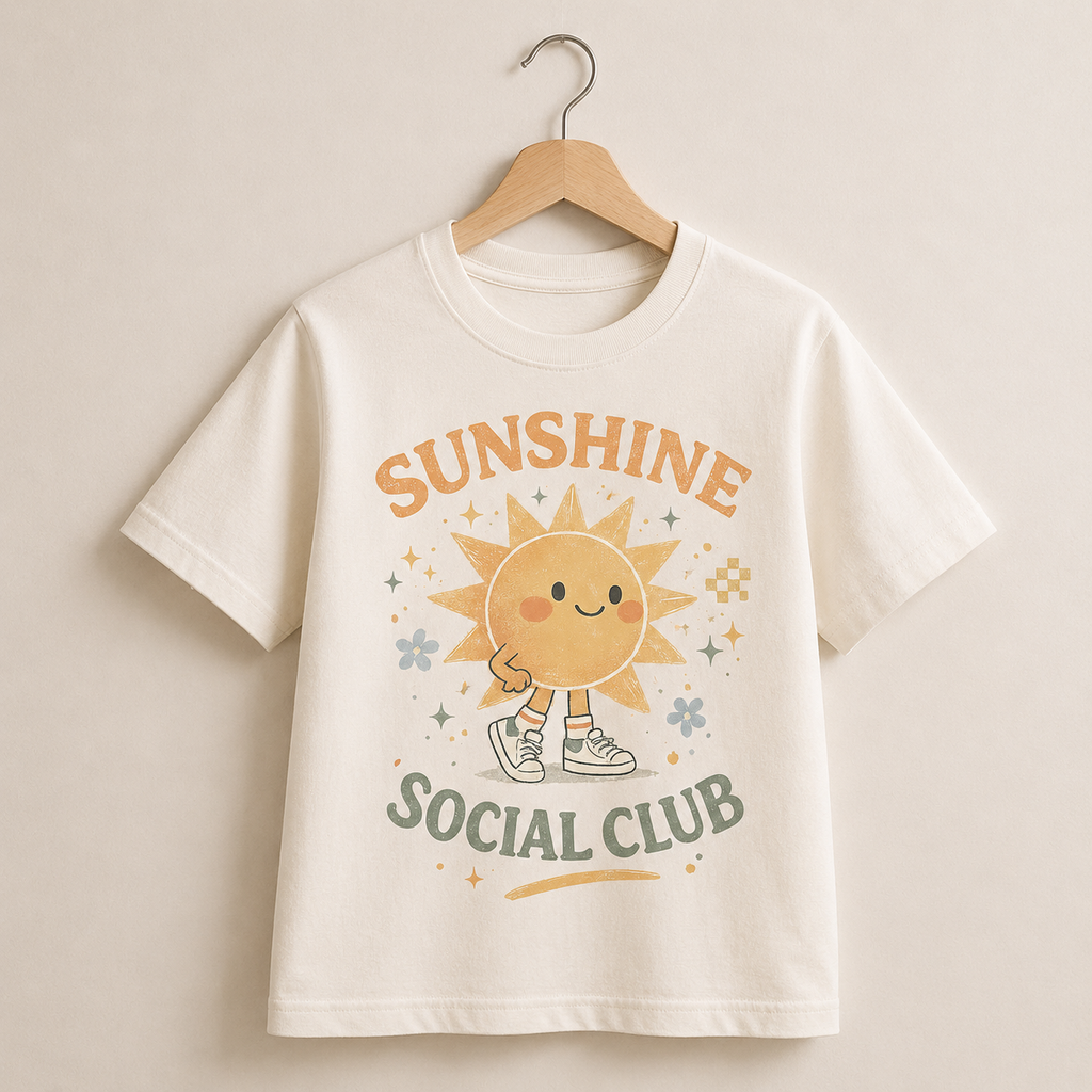 Sunshine Social Club — Organic Cotton Kids Tee