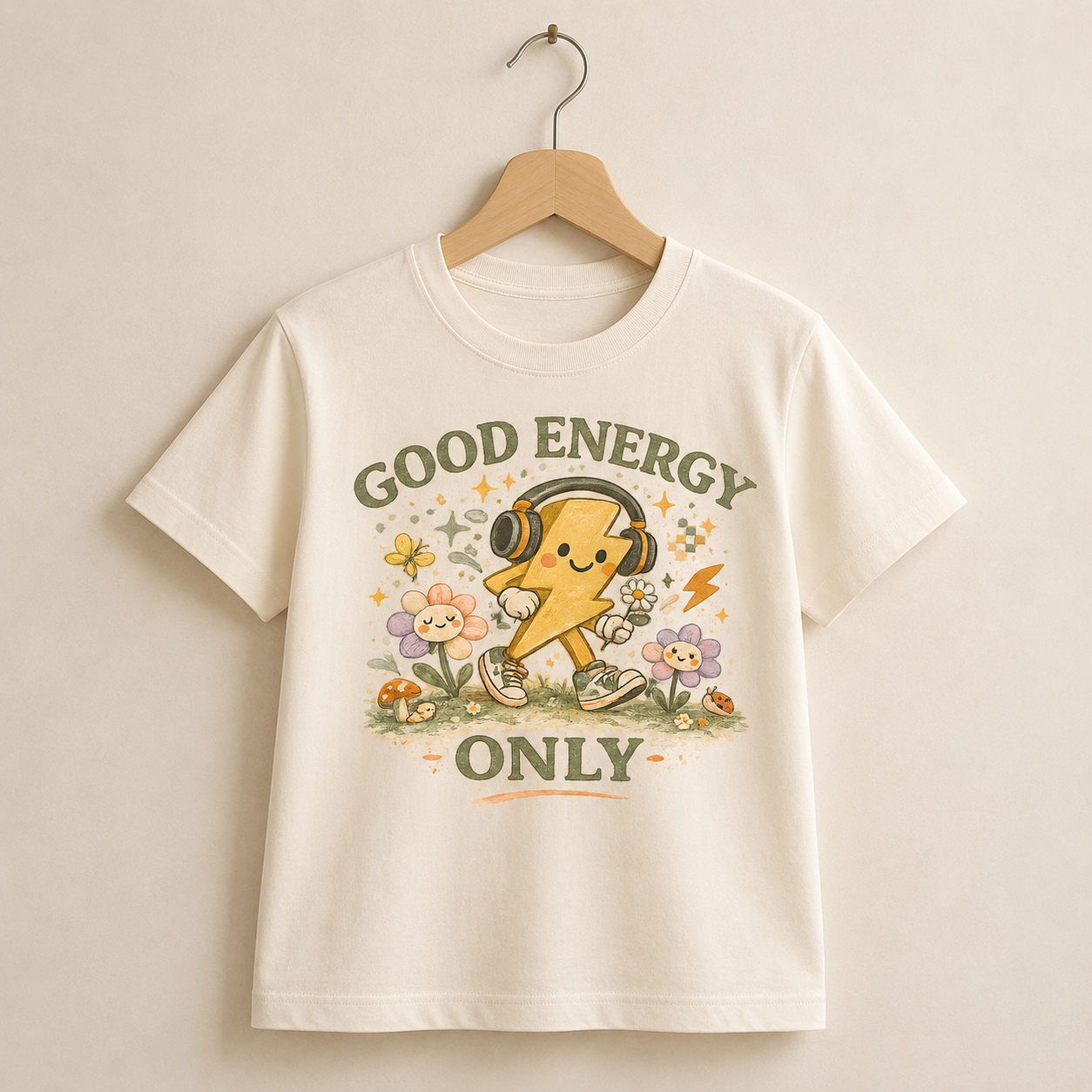 Good Energy Only — Organic Cotton Kids Tee