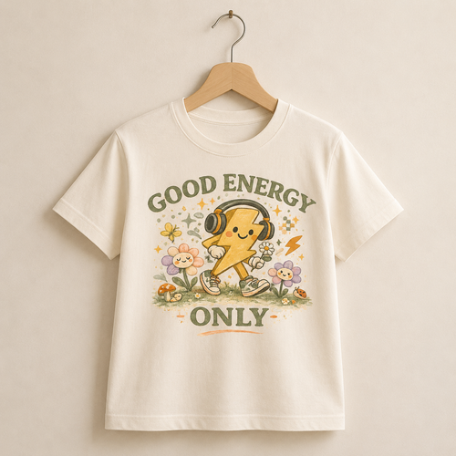 Good Energy Only — Organic Cotton Kids Tee