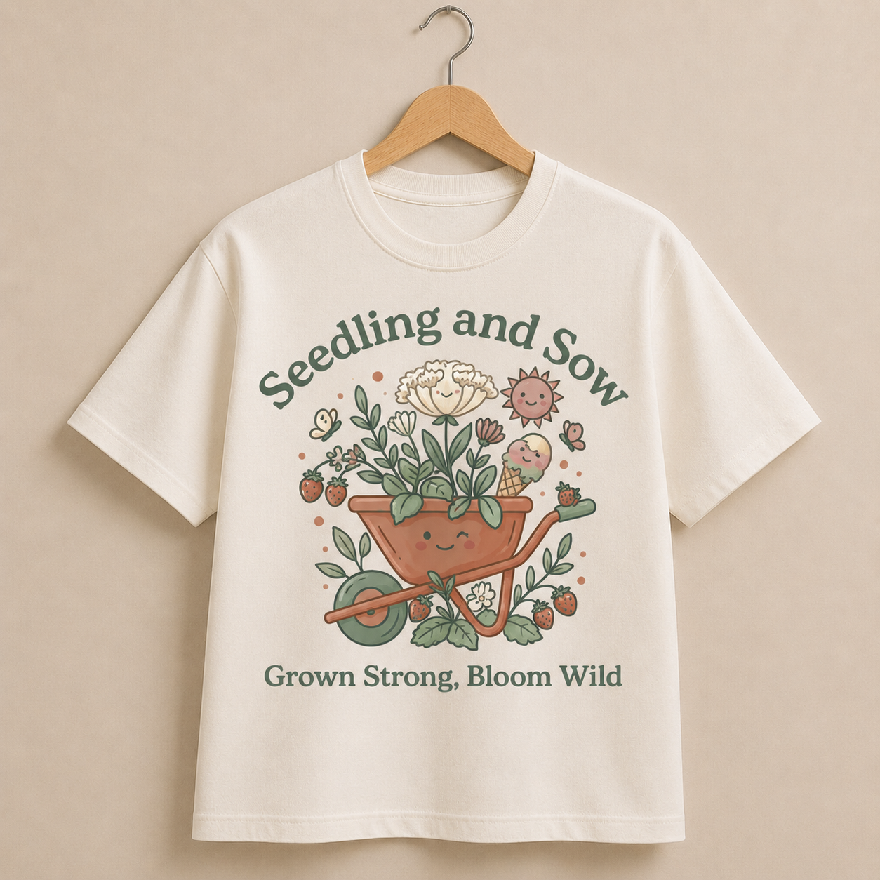 Wheelbarrow — Organic Kids Tee