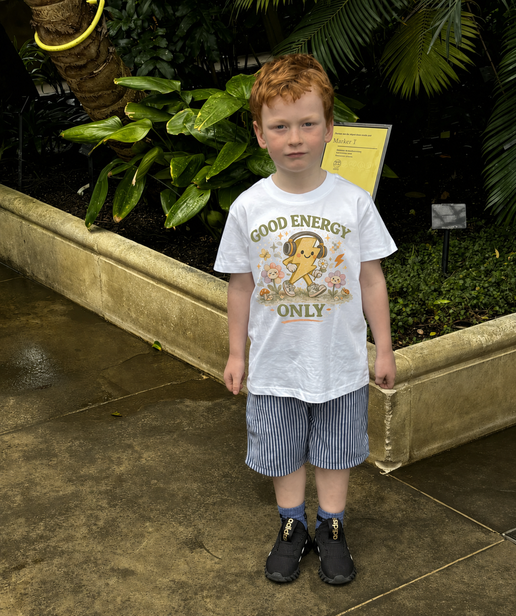 Good Energy Only — Organic Cotton Kids Tee