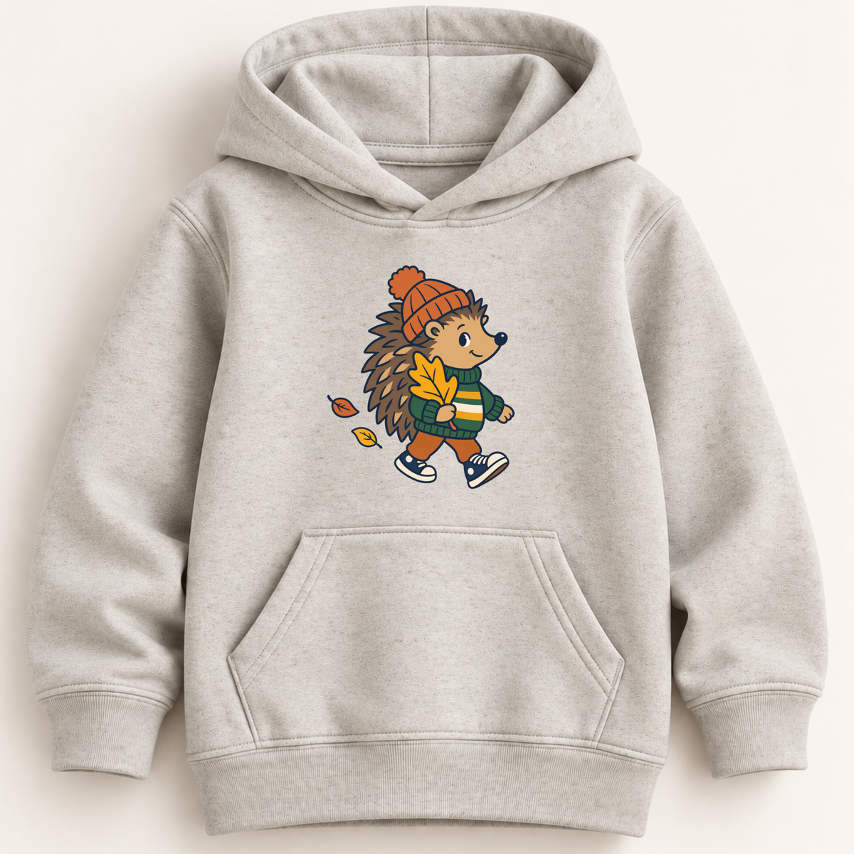 Hedgehog hoodie organic cotton