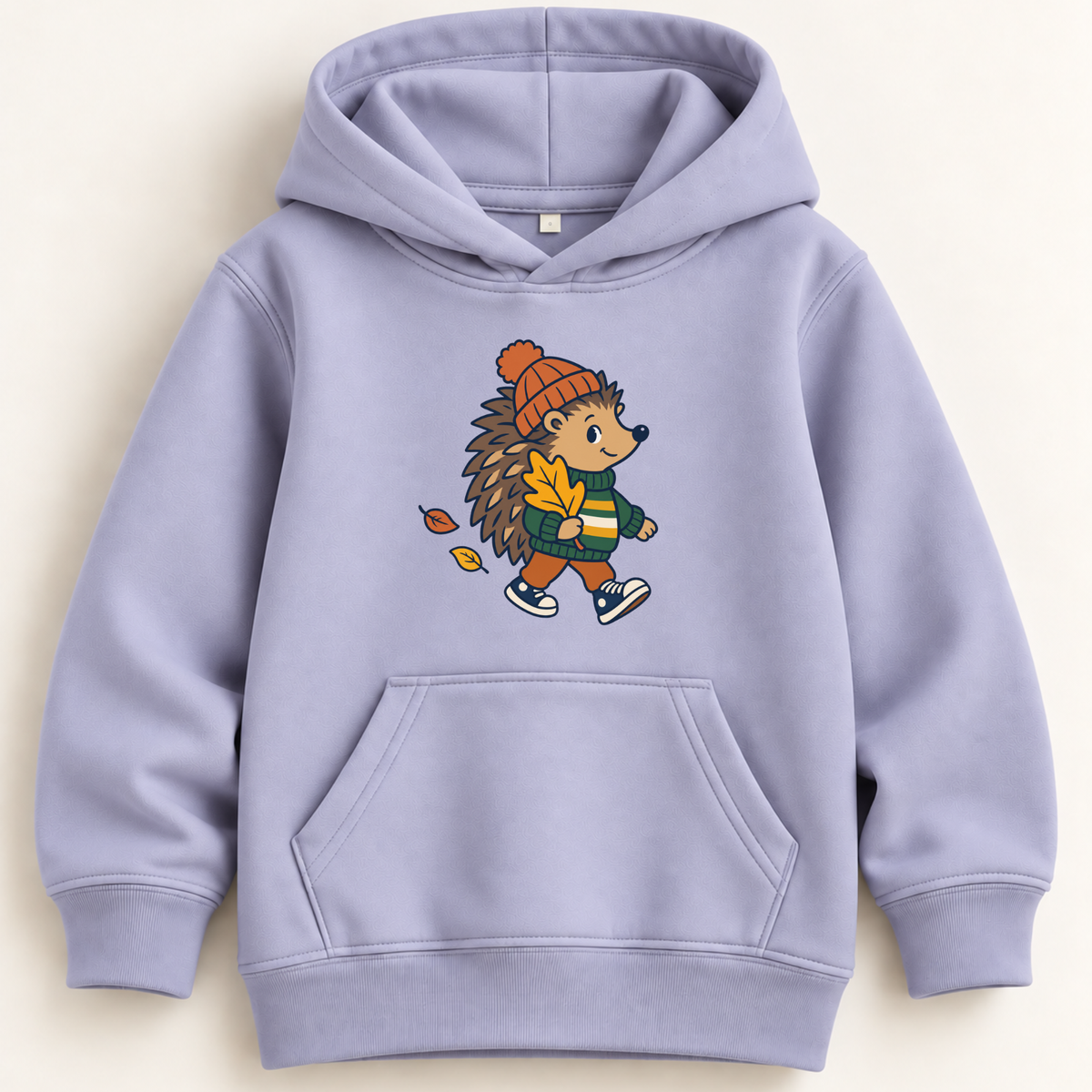 Hedgehog hoodie organic cotton