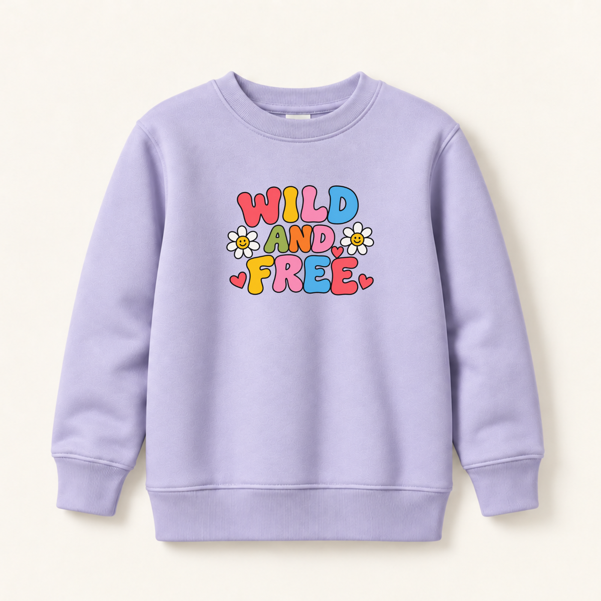 Lavender jumper wild and free