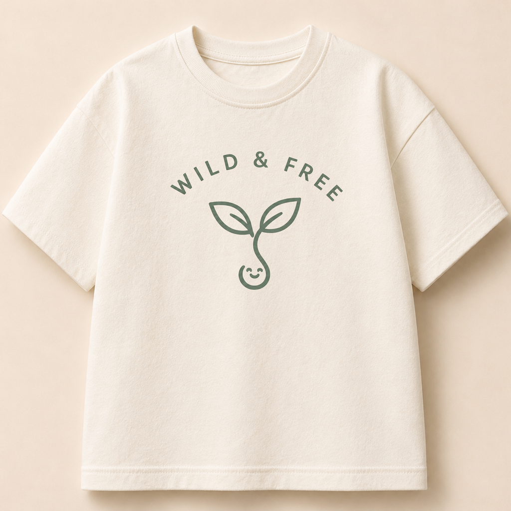 Wild & Free — Organic Cotton Kids T-Shirt