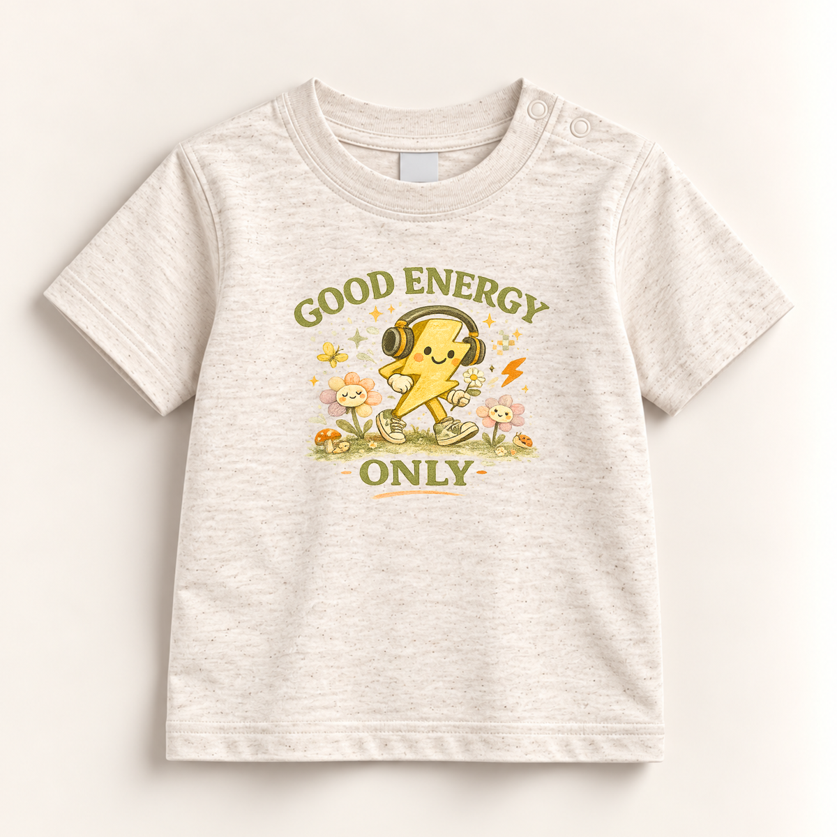 Good Energy Only — Organic Cotton Toddler Tee