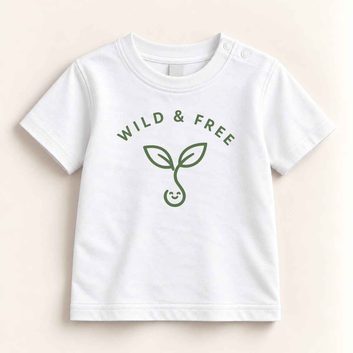 Wild & Free —  Organic Cotton Toddler Tee