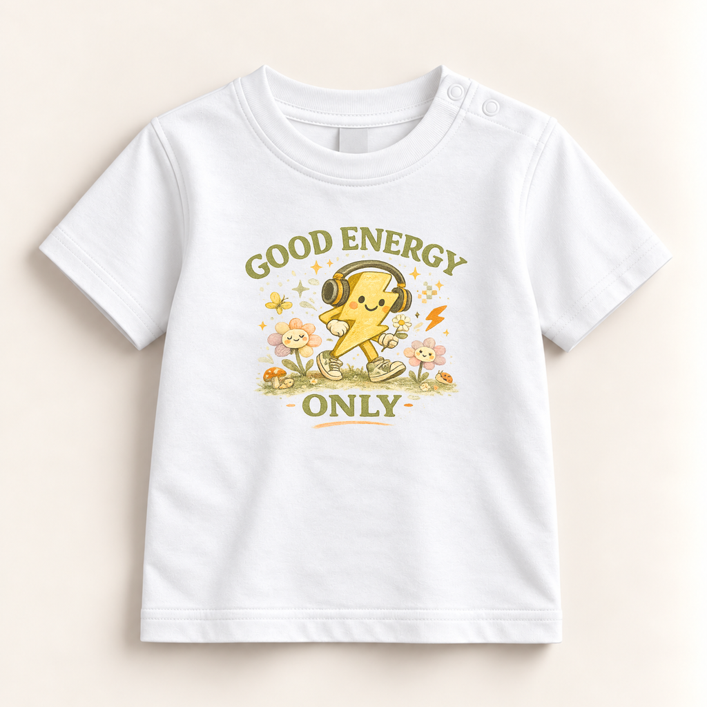Good Energy Only — Organic Cotton Toddler Tee