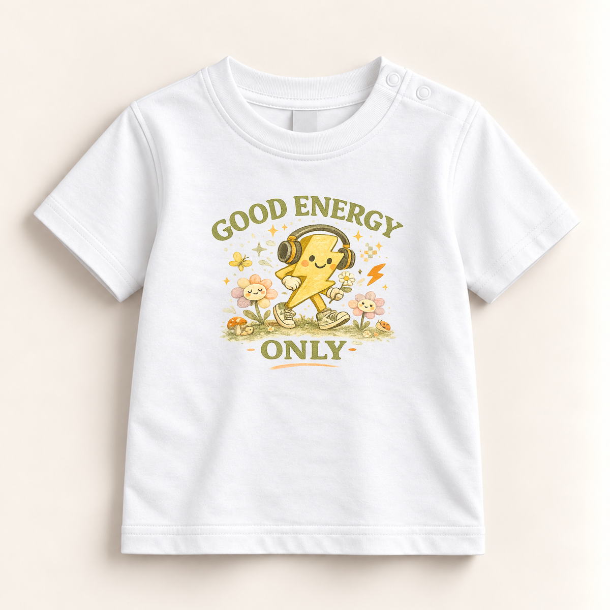 Good Energy Only — Organic Cotton Toddler Tee